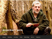 Tablet Screenshot of bushcraftdays.com